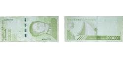 Venezuela Bolivarian Republic 2019 20 000 Bolívares Paper UNC P 110 NCV bbcv20000bss-aa