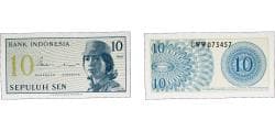 Indonesia Republic 1964 10 Sen Paper UNC P 92