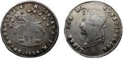 Bolivia Republic 1854 PTS MJ 4 Soles