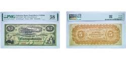 Argentina Federal Republic 1869 5 Pesos (Bolivianos) Paper Choice About Unc 58 P S1783 Bauman ENR-120