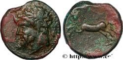 NUMIDIA - KINGDOM OF NUMIDIA - MASINISSA or MICIPSA Cirta, Numidie c. 150 AC. (26,5mm, 14,53g, 12h)