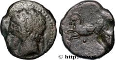 NUMIDIA - KINGDOM OF NUMIDIA - MASINISSA or MICIPSA Cirta, Numidie c. 150 AC. (26mm, 12,34g, 12h)