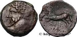 NUMIDIA - KINGDOM OF NUMIDIA - MASINISSA or MICIPSA Numidie, Cirta c. 150 AC. (28mm, 18,35g, 12h)