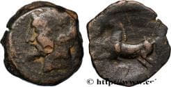 NUMIDIA - KINGDOM OF NUMIDIA - MASINISSA or MICIPSA Cirta, Numidie c. 150-120 AC. (27,5mm, 14,74g, 12h)