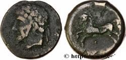 NUMIDIA - KINGDOM OF NUMIDIA - MASINISSA or MICIPSA Cirta, Numidie c. 150-120 AC. (25,5mm, 12,21g, 12h)