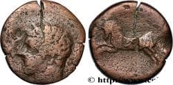 NUMIDIA - KINGDOM OF NUMIDIA - MASINISSA or MICIPSA Cirta, Numidie c. 150 AC. (25,5mm, 13,77g, 12h)