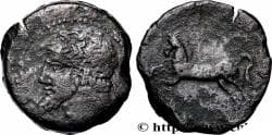 NUMIDIA - KINGDOM OF NUMIDIA - MASINISSA or MICIPSA Cirta, Numidie c. 150 AC. (26,5mm, 13,84g, 1h)