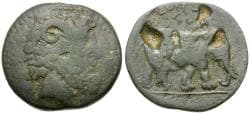 Kings of Numidia. Juba I (60-46 BC) Æ27 / Elephant