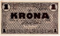 Iceland 1941 1 Krona P22f Good/VF
