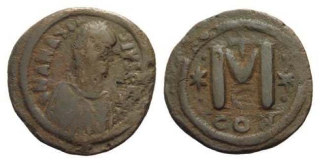 SB 21 Anastasius I, AE follis