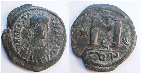 SB 22 Anastasius I, AE Follis