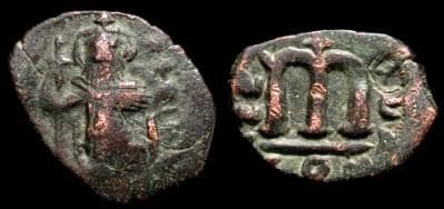 Sica 508 Constans II, Arab-Byzantine imitative