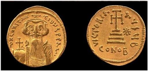 SB 977 Constans II, AV lightweight Solidus