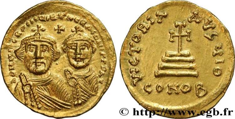 SB 746 Heraclius and Heraclius Constantine