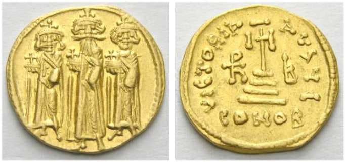SB 767 Heraclius, Heraclius Constantine and Heraclonas