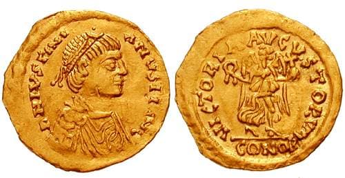 MIB N36 Justinian I AV Tremisis