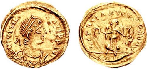 Sear 145cf Justinian I AV Half Tremissis