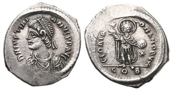SB 154 Justinian I AR Light Miliarense