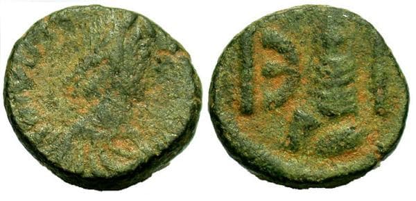 SB 240 Justinian I, AE Pentanummium, 527-565, Antioch