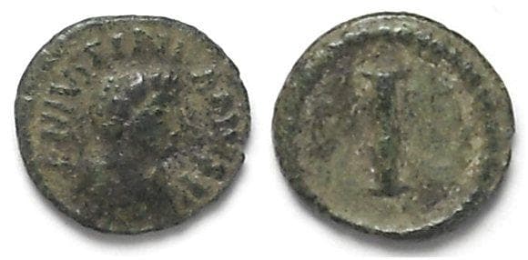 SB 332 Justinian I, AE decanummium, Salona mint
