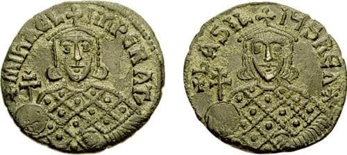 SB 1693 Michael III, with Basil I