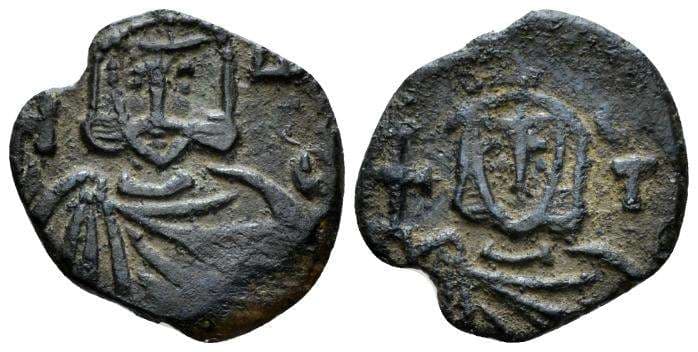 SB 1613 Nicephoros I and Stauracius, AE18 nummus, AD 802-811