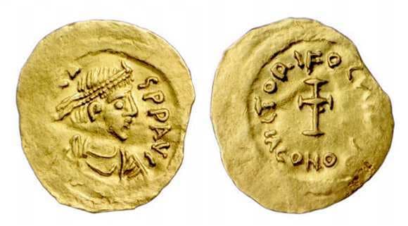 SB 633 Phocas, AV Tremissis, 17