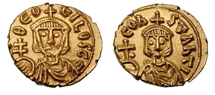 SB 1672 Theophilus and Constantine (AD 829-842)