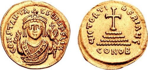 SB 421 Tiberius II Constantine