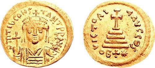 SB 446 Tiberius II, 578-582 AD
