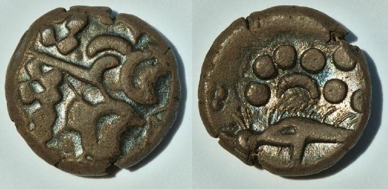 VA 610 Celtic Britain, Iceni Base Gold Stater