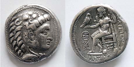 Gobl 597 Eastern Celts imitation of Macedonian tetradrachm