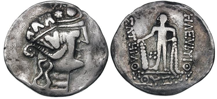 Lucanc 1350 Imitation of Thasos AR Tetradrachm
