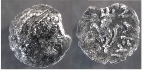 SNGIs 1354 Celtic Imitation of Demetrios I, of Syria, AR Drachm
