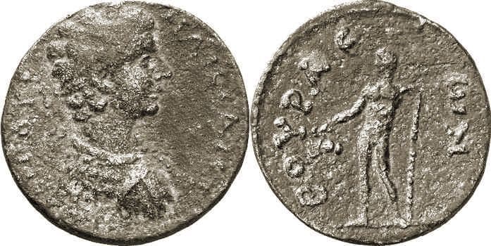 BCD 465 Caracalla, AE22 of Bura, Achaia, AD 198-217