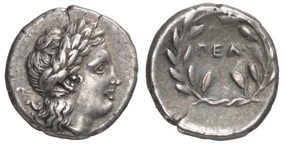 SNG Cop 210 Sear SG 2966 Achaea, Pellene