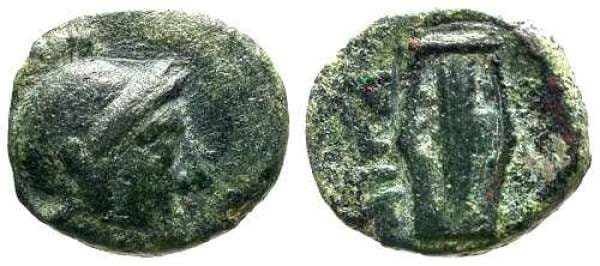 SNG Cop 13 Aegae, Aeolis AE12