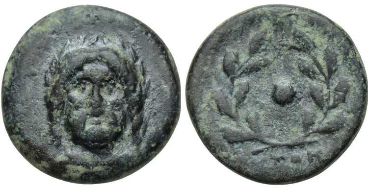 SNG Cop 27 Autokane, Aeolis, 400-300 BC, 1,87 gr