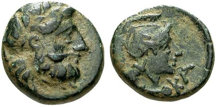 Weber 5472 Autokane, Aeolis, 4th century BC