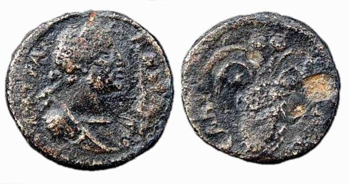SNG vA 7686 Hadrian, AE16 of Elaea, Aeolis, 2