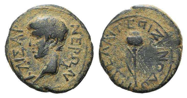 RPC 2403 Nero, AE17 of Elaea, Aeolis