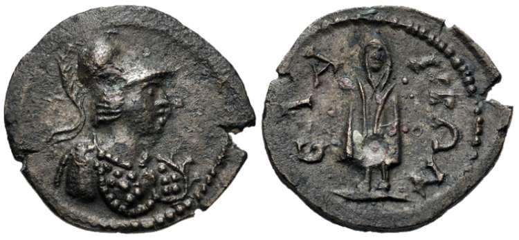 BMC 39 Elaea, Aeolis, AE14