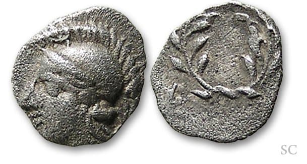 SNG Cop 164 Elaea, Aeolis, AR Hemiobol