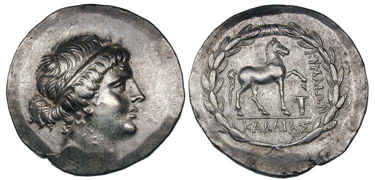 Oakley 19 Kyme, Aeolis AR Tetradrachm
