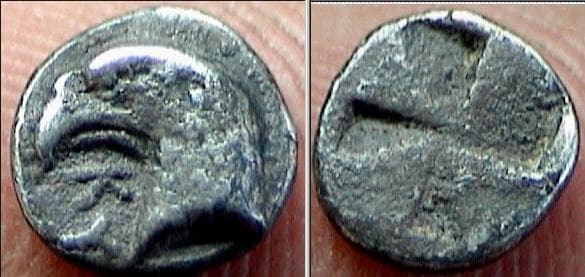 SNG Cop 32 Kyme, Aeolis AR Hemiobol