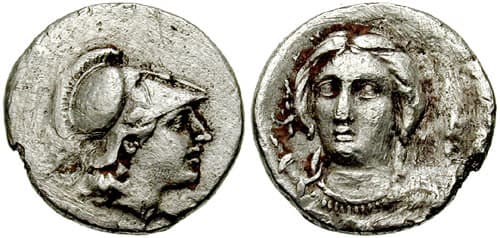 SNG Cop 213 Myrina, Aeolis
