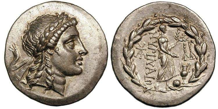 Sacks 27 Myrina, Aeolis AR Tetradrachm