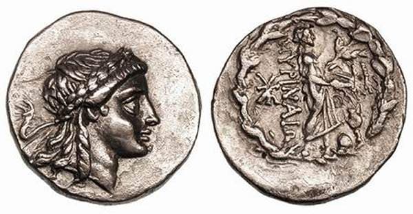 Sacks 27-2 drachm Myrina, Aeolis AR Drachm