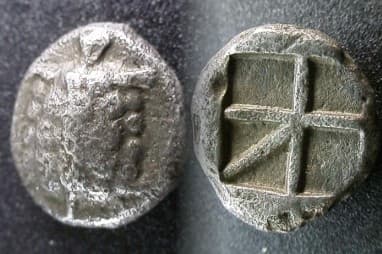 Sear 2603cf Aigina AR Drachm