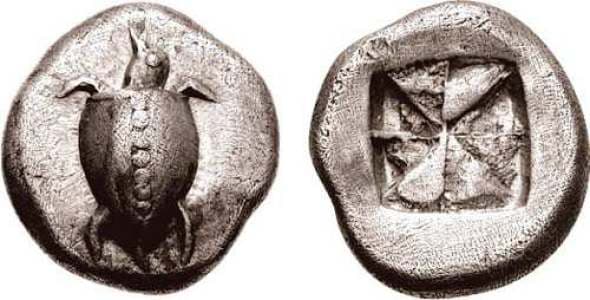Sear 1849 Aegina AR Stater